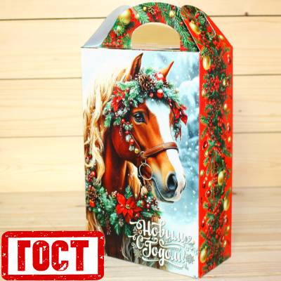 Сладкий новогодний подарок по ГОСТу в жестяной упаковке в Одинцово